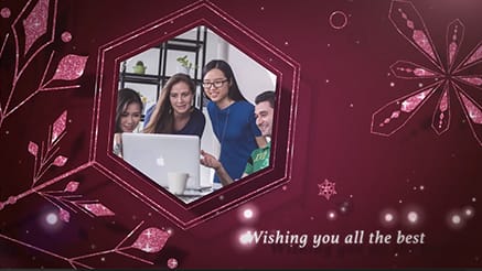 2021 Snowflake Photos corporate holiday ecard thumbnail