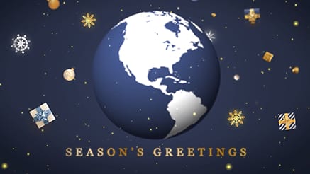 2021 Suspended corporate holiday ecard thumbnail