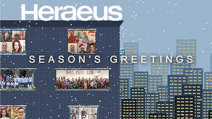 Heraeus (2020) corporate holiday ecard thumbnail
