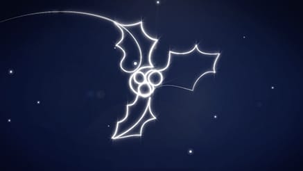 2017 Holiday Flourish corporate holiday ecard thumbnail