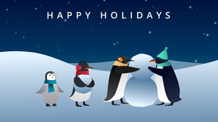 Teamwork Holiday ecard thumbnail