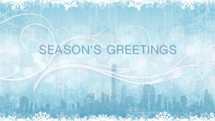 Winter Stroll corporate holiday ecard thumbnail