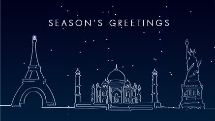 Landmark Lines corporate holiday ecard thumbnail