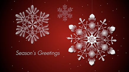 Crystal Greetings corporate holiday ecard thumbnail