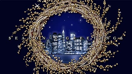 Wreath View corporate holiday ecard thumbnail