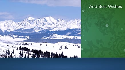 Photo Languages corporate holiday ecard thumbnail