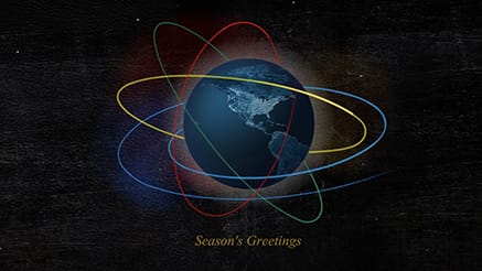 Orbital Brilliance corporate holiday ecard thumbnail