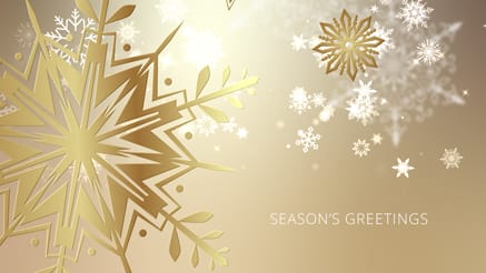 Opulence gold corporate holiday ecard thumbnail