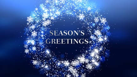 Sparkle Wreath – Blue Version