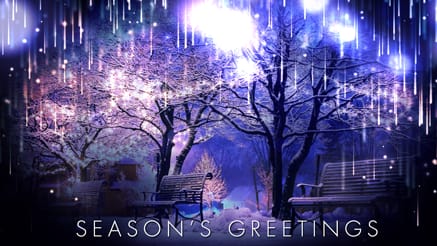 Cascading Lights corporate holiday ecard thumbnail