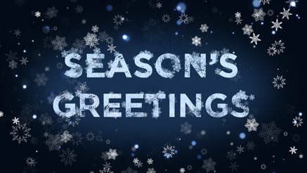 Unveiling Snowflake words corporate holiday ecard thumbnail