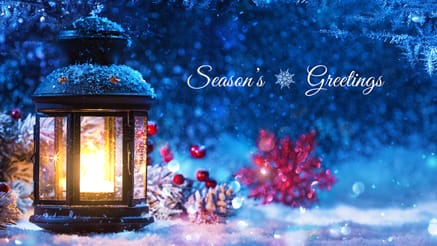 Crystals of Ice corporate holiday ecard thumbnail