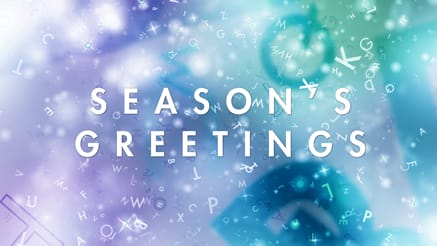 Word Wishes corporate holiday ecard thumbnail