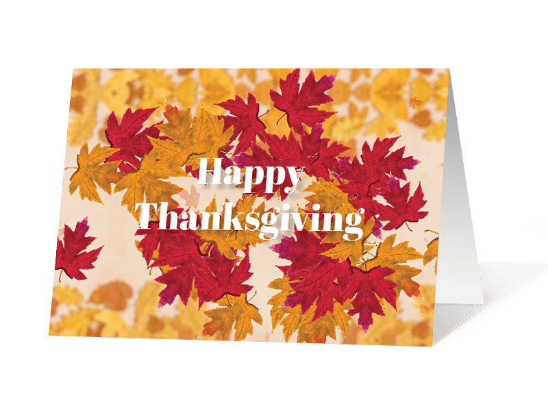 Autumn Motion Print Card