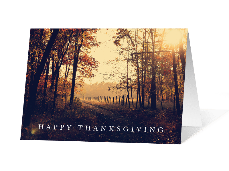 Into Autumn Print Card