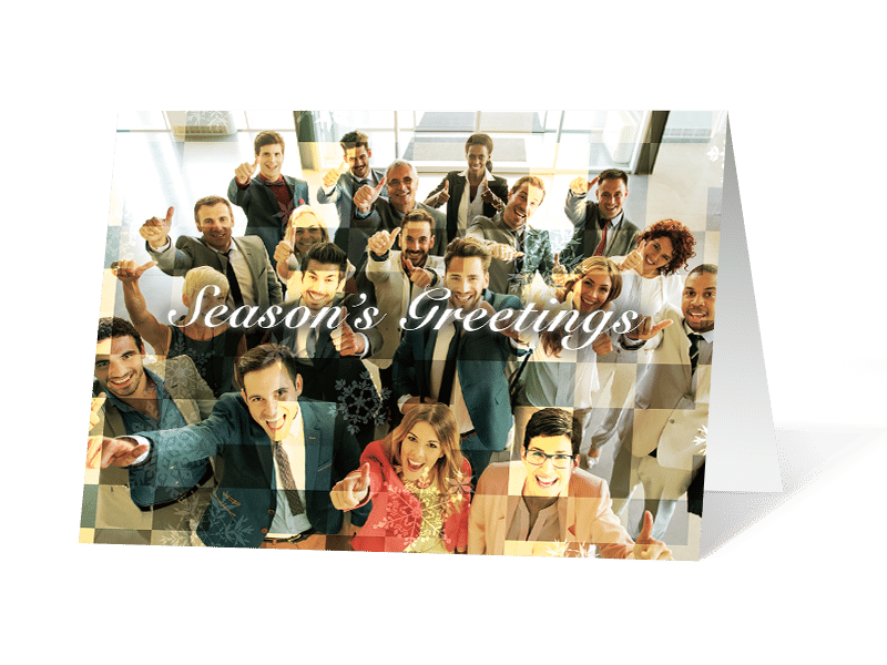 Unfolding Greetings corporate holiday print thumbnail