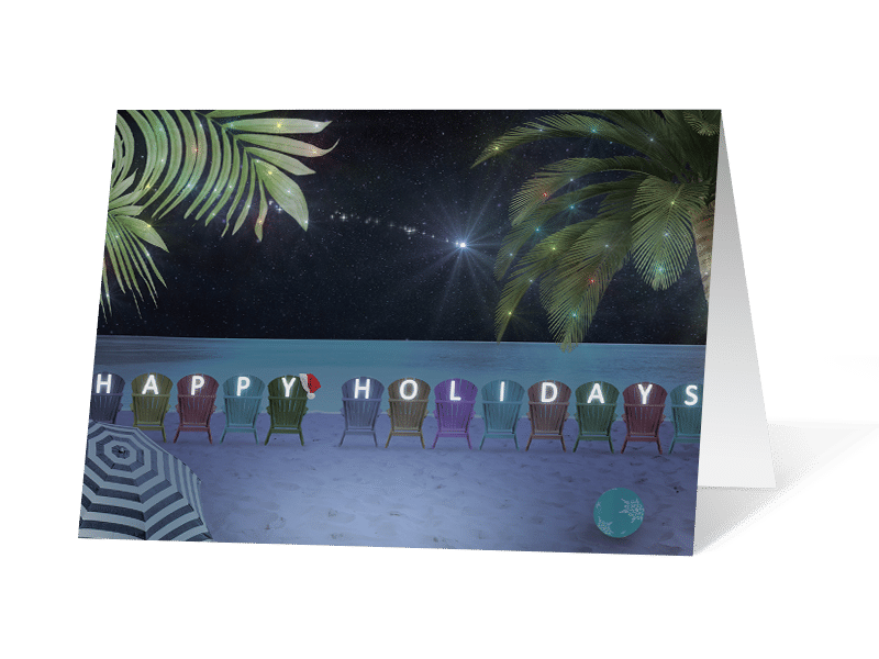 On the Beach corporate holiday print thumbnail