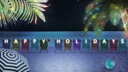 On The Beach corporate holiday ecard thumbnail