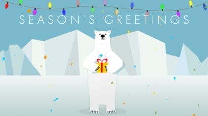 Shake Shake corporate holiday ecard thumbnail