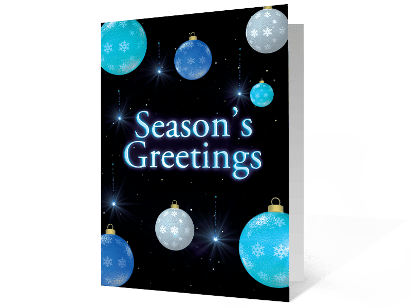 Rolling Ornaments corporate holiday print thumbnail