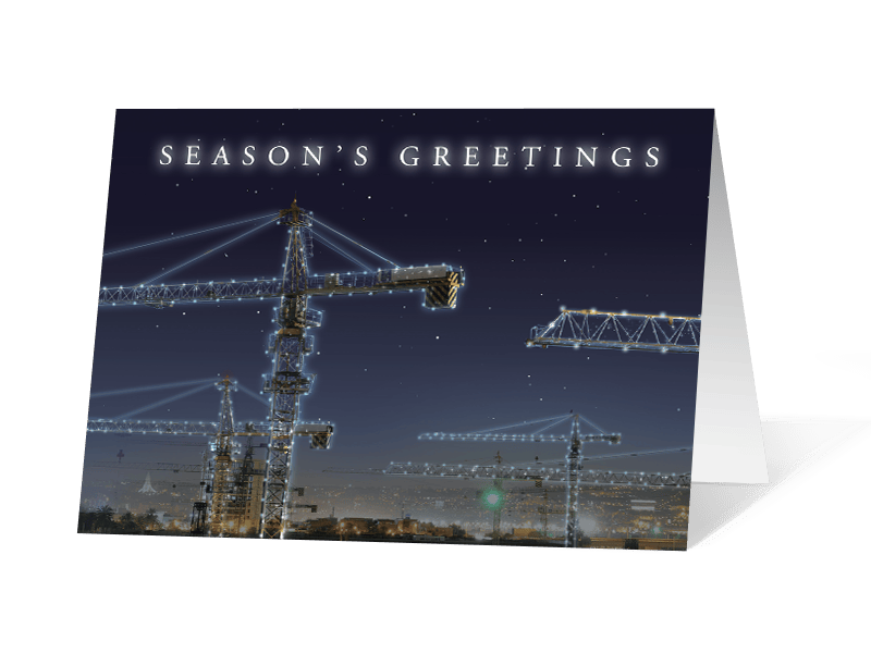 Construction Night corporate holiday print thumbnail