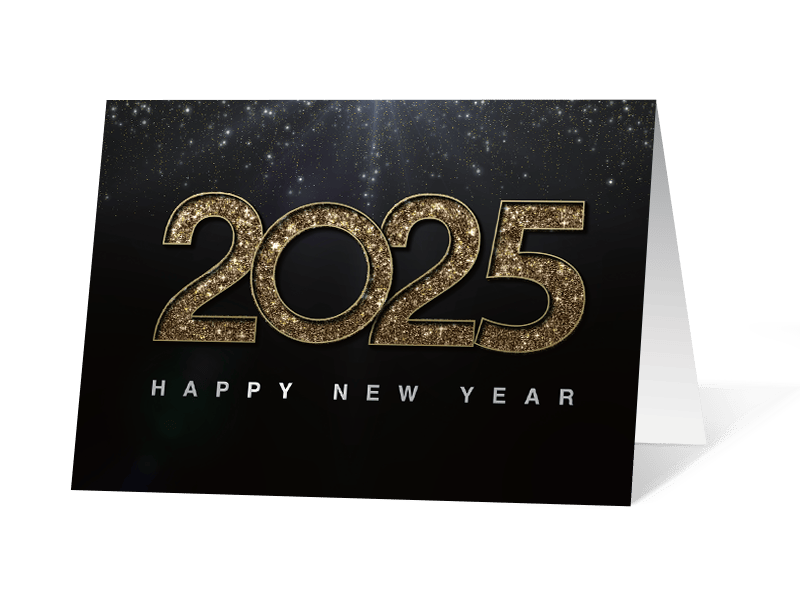 Glittering Year corporate holiday print thumbnail