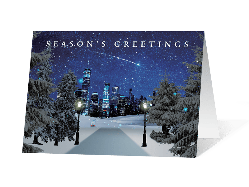 Starry Night corporate holiday print thumbnail